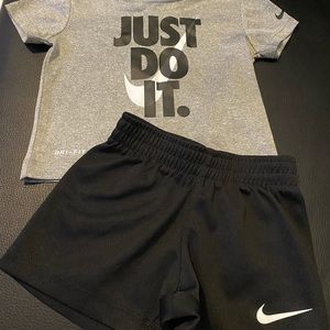 Nike shirt with shorts